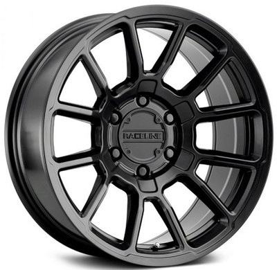 18x9 Raceline 950B Gauge Satin Black 6x5.5/139.7 -12mm 18x9 Raceline 950B Gauge Satin Black 6x5.5/139.7 -12mm