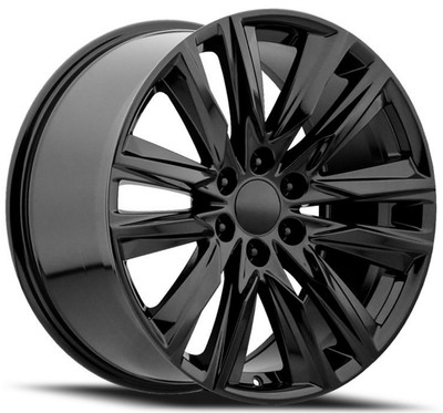 22x9 Cadillac Escalade Sport Replica Wheel Gloss Black FR90 6x5.5/139.7 28mm 22x9 Cadillac Escalade Sport Replica Wheel Gloss Black FR90 6x5.5/139.7 28mm