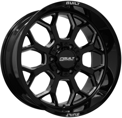 20x9 Built Off-Road BTO-1 Gloss Black Milled 8x6.5/165 0mm