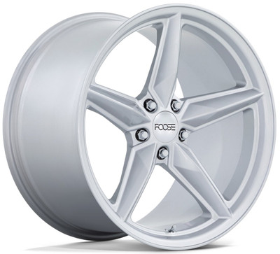 (Clearance - No Returns) 19x9.5 Foose CF8 Gloss Silver F174 5x120 45mm (Clearance - No Returns) 19x9.5 Foose CF8 Gloss Silver F174 5x120 45mm