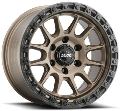 18x9 MVX Off-Road VX12 Matte Bronze 6x5.5/139.7 0mm 18x9 MVX Off-Road VX12 Matte Bronze 6x5.5/139.7 0mm