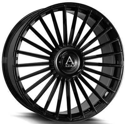 22x9 AZAD AZ25 Gloss Black 5x5/127 5x130 38mm