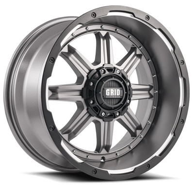20X9 GRID Off-Road GD10 Matte Anthracite w/ Matte Black 6x5.5/139.7 0mm-1700082186