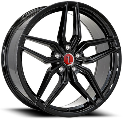20x10 Modern Luxury ML5 Gloss Black 5x120 42mm