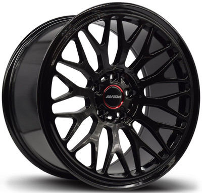 18x8.5 AVID.1 AV-44 Gloss Black 5x112.3 42mm