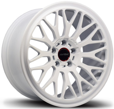 18x8.5 AVID.1 AV-44 Matte White 5x112 42mm