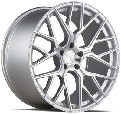 20x10.5 Aodhan AFF9 Gloss Silver Machined Face 5x112 35mm 20x10.5 Aodhan AFF9 Gloss Silver Machined Face 5x112 35mm