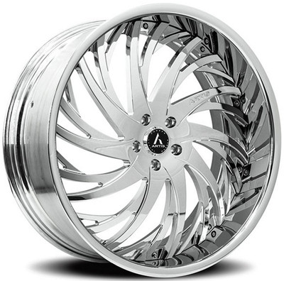 24x10 Artis Decatur Chrome (CUSTOM) 24x10 Artis Decatur Chrome (CUSTOM)