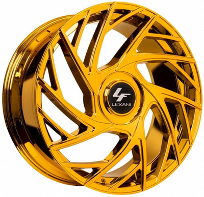 26x10 Lexani Mugello XL Chrome w/ Gold Tint (CUSTOM) 26x10 Lexani Mugello XL Chrome w/ Gold Tint (CUSTOM)