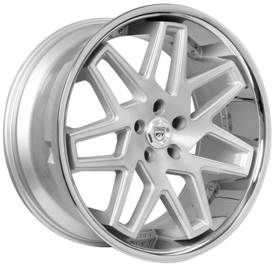 22x10.5 Lexani Nova Nova Silver Machined w/ Stainless Steel Chrome Lip (CUSTOM) 22x10.5 Lexani Nova Nova Silver Machined w/ Stainless Steel Chrome Lip (CUSTOM)
