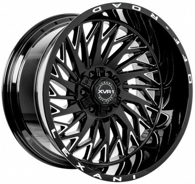 20x10 Lexani Off-Road Compass Gloss Black Milled 5x150 -18mm