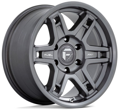 (Clearance - No Returns) 17X9 Fuel Off-Road Slayer Matte Gunmetal D838 5x5.5/139.7 -38mm (Clearance - No Returns) 17X9 Fuel Off-Road Slayer Matte Gunmetal D838 5x5.5/139.7 -38mm
