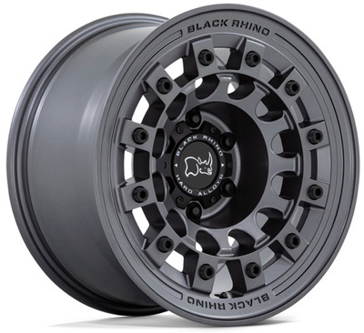 (Clearance - No Returns) 17x8 Black Rhino Fuji Matte Gunmetal 6x5.5/139.7 20mm