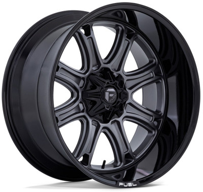 22x9 Fuel Off-Road Darkstar Matt Gunmetal w/ Gloss Black FC853 8x180 1mm 22x9 Fuel Off-Road Darkstar Matt Gunmetal w/ Gloss Black FC853 8x180 1mm