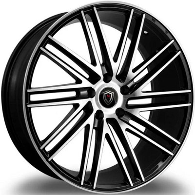 20x10.5 Marquee M3307 Gloss Black Machined 5x112 38mm 20x10.5 Marquee M3307 Gloss Black Machined 5x112 38mm