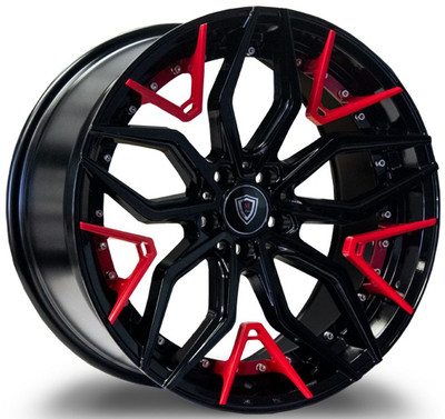 20x9 Marquee M3371 Gloss Black w/ Red Inserts 5x115 15mm 20x9 Marquee M3371 Gloss Black w/ Red Inserts 5x115 15mm
