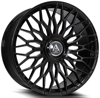 22x9 AZAD AZ301 Gloss Black 5x4.5/114.3 5x120 30mm