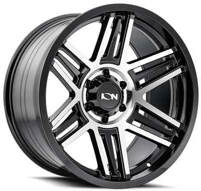 20x10 ION Alloy 147 Gloss Black Machined 8x170 -19mm