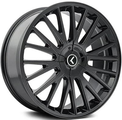 20x8.5 Kraze KR185 Gloss Black 5x115 5x120 38mm 20x8.5 Kraze KR185 Gloss Black 5x115 5x120 38mm