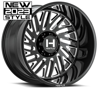 22x10 Hostile H131 Syclone Blade Cut (8 Lug) 8x6.5/165 -25mm 22x10 Hostile H131 Syclone Blade Cut (8 Lug) 8x6.5/165 -25mm