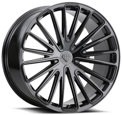 22x10.5 Blaque Diamond BD-715 Gloss Black (CUSTOM)