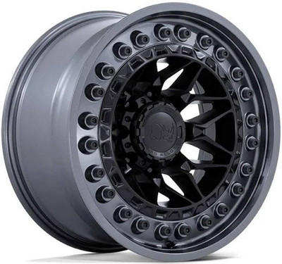 18x9 Black Rhino Alpha Matte Black w/ Gunmetal Lip 6x5.5/139.7 0mm 18x9 Black Rhino Alpha Matte Black w/ Gunmetal Lip 6x5.5/139.7 0mm