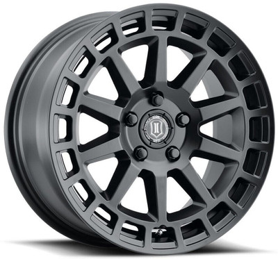 17x8 ICON Journey Satin Black 5x4.25/108 38mm 17x8 ICON Journey Satin Black 5x4.25/108 38mm