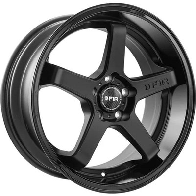 (End of Year Sale) 18x9.5 F1R FC5 Matte Black w/ Gloss Black Lip 5x100 35mm