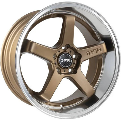 (End of Year Sale) 18x8.5 F1R FC5 Satin Bronze w/ Polish Lip 5x112 42mm (End of Year Sale) 18x8.5 F1R FC5 Satin Bronze w/ Polish Lip 5x112 42mm