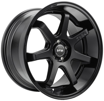 (End of Year Sale) 18x8.5 F1R FC7 Matte Black w/ Gloss Black Lip 5x112 35mm (End of Year Sale) 18x8.5 F1R FC7 Matte Black w/ Gloss Black Lip 5x112 35mm