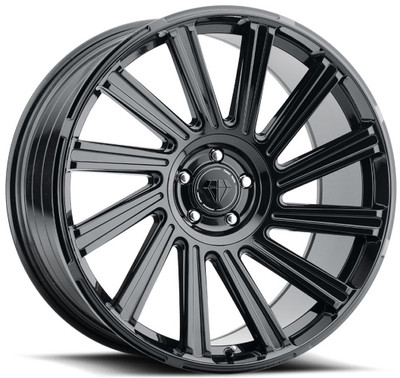 22x10 Blaque Diamond BD-40 Gloss Black (CUSTOM) 22x10 Blaque Diamond BD-40 Gloss Black (CUSTOM)