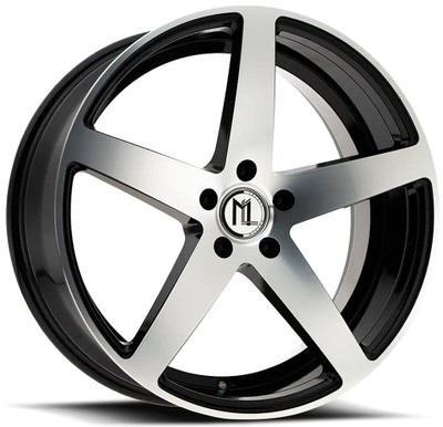 20x8.5 Modern Luxury ML2 Gloss Black Machined 5x4.5/114.3 35mm 20x8.5 Modern Luxury ML2 Gloss Black Machined 5x4.5/114.3 35mm