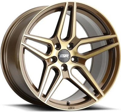 18x10.5 ESR RF15 Brushed Bronze 5x120 22mm (Rotary Forged) 18x10.5 ESR RF15 Brushed Bronze 5x120 22mm (Rotary Forged)
