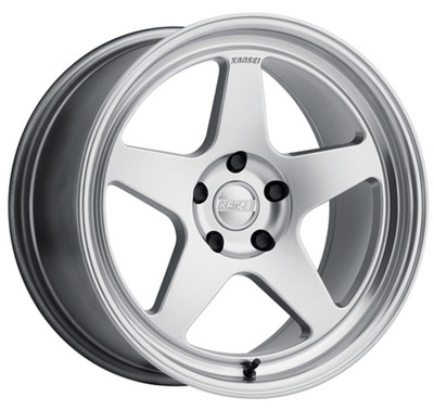 18x8.5 Kansei Knp Hypersilver Machined w/ Polished Lip 5x4.25/108 35mm