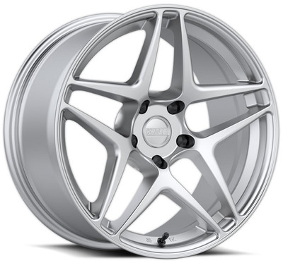 (Clearance - No Returns) 19x10.5 Kansei Astro Hyper Silver 5x120 35mm