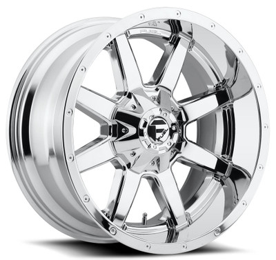 20x12 Fuel Off-Road Maverick Chrome D536 (* May Require Trimming) 5x5.5/139.7 5X150 -44mm 20x12 Fuel Off-Road Maverick Chrome D536 (* May Require Trimming) 5x5.5/139.7 5X150 -44mm