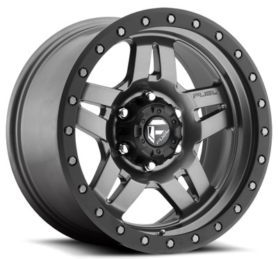 18x9 Fuel Off-Road Anza Matte Anthracite w/ Black Ring D558 8x6.5/165 1mm