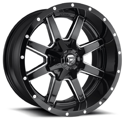 17X8.5 Fuel Off-Road Maverick Gloss Black Milled D610 5x4.25/108 5x5/127 25mm 17X8.5 Fuel Off-Road Maverick Gloss Black Milled D610 5x4.25/108 5x5/127 25mm