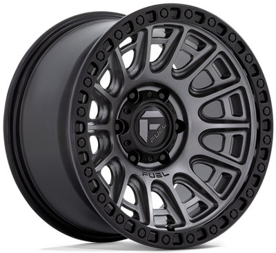 17x8.5 Fuel Off-Road Cycle Matte Gunmetal w/ Black Ring D835 6x5.5/139.7 25mm