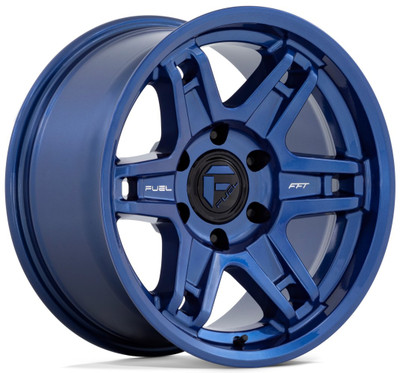 (Clearance - No Returns) 17X9 Fuel Off-Road Slayer Dark Blue D839 5x5/127 -38mm