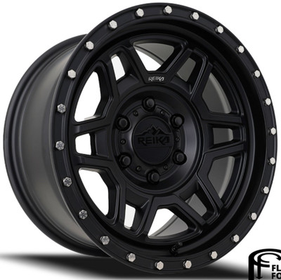 17x8.5 Reika R40 Trooper Satin Black (Flow Formed) 5x150 0mm 17x8.5 Reika R40 Trooper Satin Black (Flow Formed) 5x150 0mm