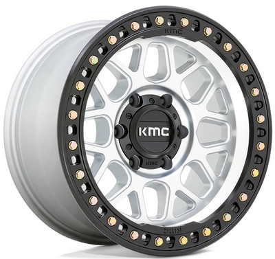 17x9 KMC KM549 GRS Machined w/ Satin Black Lip 5x5/127 18mm