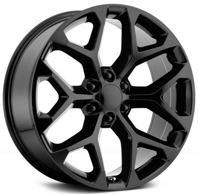22x9 Performance Replicas PR176 Gloss Black 6x5.5/139.7 24mm