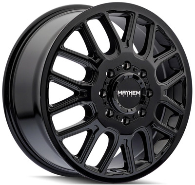 20x8.25 Mayhem Cogent Dually Front 8107D Gloss Black 8X8.5/165 115MM 121.3 C.B. 20x8.25 Mayhem Cogent Dually Front 8107D Gloss Black 8X8.5/165 115MM 121.3 C.B.