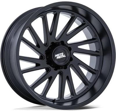 24x12 Moto Metal MO811 Matte Black (* May Require Trimming) 8x6.5/165 -44mm