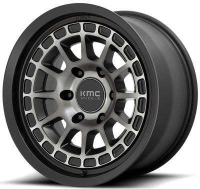 17x8.5 KMC KM719 Canyon Satin Black w/ Gray Tint 5x5/127 0mm 17x8.5 KMC KM719 Canyon Satin Black w/ Gray Tint 5x5/127 0mm