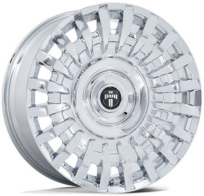 22x9 DUB DC272 Honcho Chrome 5x4.25/108 5x4.5/114.3 38mm