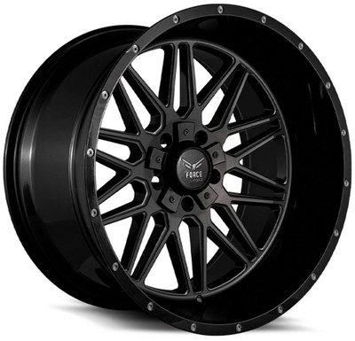 24x12 Force Off-Road F44 Gloss Black (* May Require Trimming) 6x135 6x5.5/139.7 -44mm 24x12 Force Off-Road F44 Gloss Black (* May Require Trimming) 6x135 6x5.5/139.7 -44mm