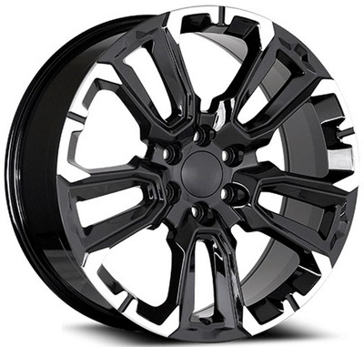 24x10 OE Concepts Replica 2021-2022 Silverado Gloss Black Machined C31 6x5.5/139.7 28mm 24x10 OE Concepts Replica 2021-2022 Silverado Gloss Black Machined C31 6x5.5/139.7 28mm