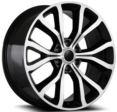 24x10 OE Concepts Replica 2018 Ford Platinum Gloss Black Machined FD05 (Flow Formed) 6x135 31mm